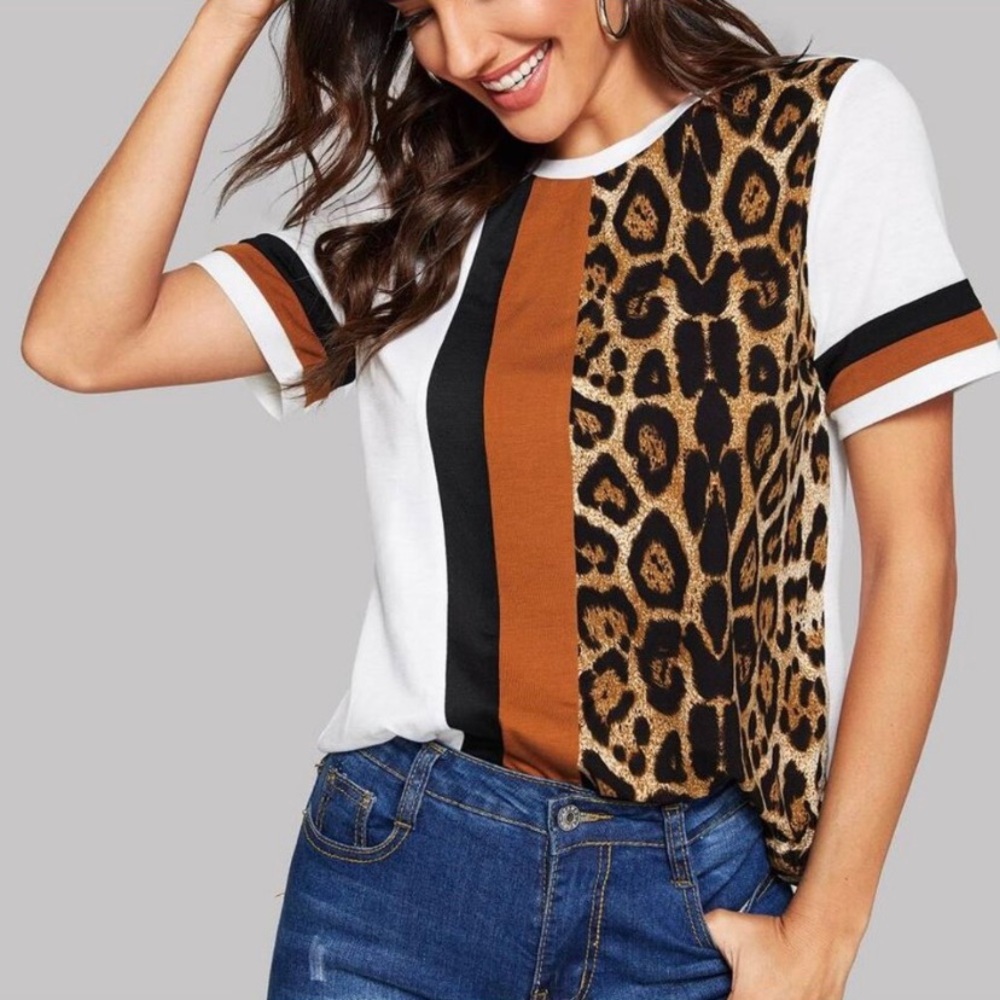 Leopard Print Top